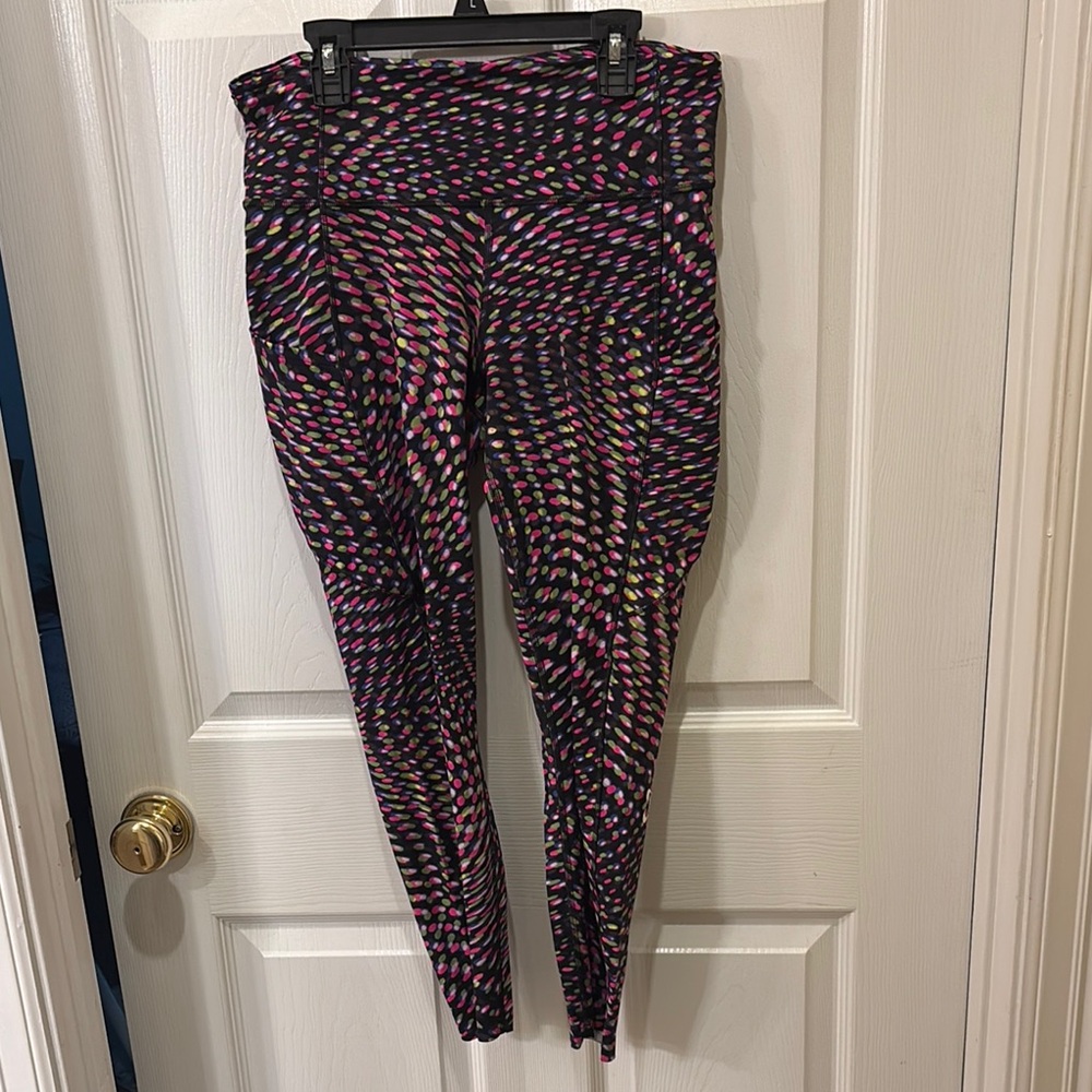Vibrant Patterned Leggings, Lululemon Size 8